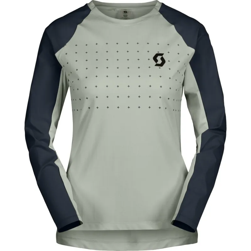 SCOTT Trail Vertic Pro Langarm-Shirt Damen - spray grey/dark blue Billig