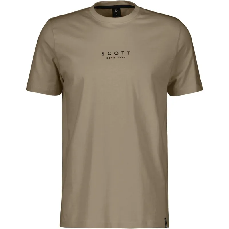 SCOTT Typo Kurzarm-T-Shirt Herren - toast beige Saisonangebot