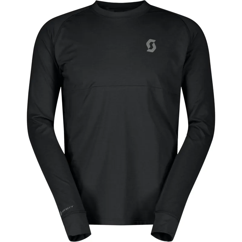 SCOTT Trail Storm Warm Light Langarmtrikot Herren - black Neue Kollektion