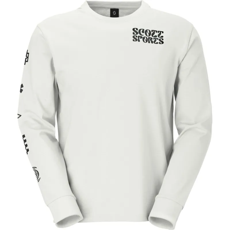 SCOTT Graphic Langarm-Shirt Damen - white Sofort Bestellen