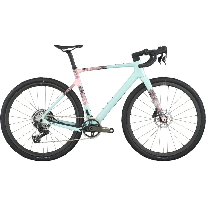 Garantierte Lieferung SCOTT ADDICT GRAVEL 10 - Carbon Gravel Bike - 2026 - gelato blue/gelato pink