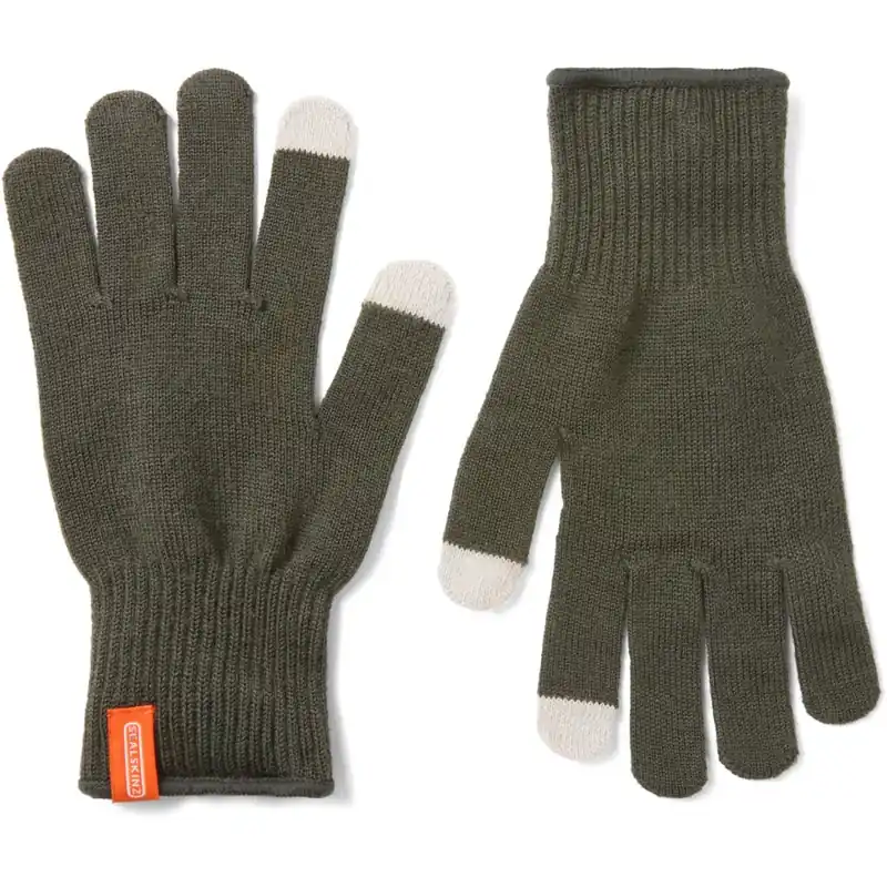 SealSkinz Hanworth Solo Merino Handschuhe - Olive Schneller Versand