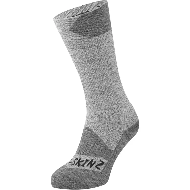SealSkinz Raynham Wasserdichte, mittellange Allwettersocken Herren - Grey/Grey Marl Meistverkauft