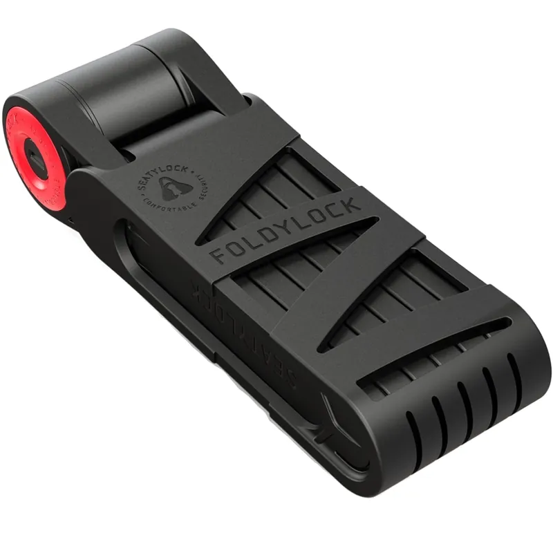 Jetzt Bestellen Seatylock Foldylock - 90 cm Faltschloss - schwarz/rot