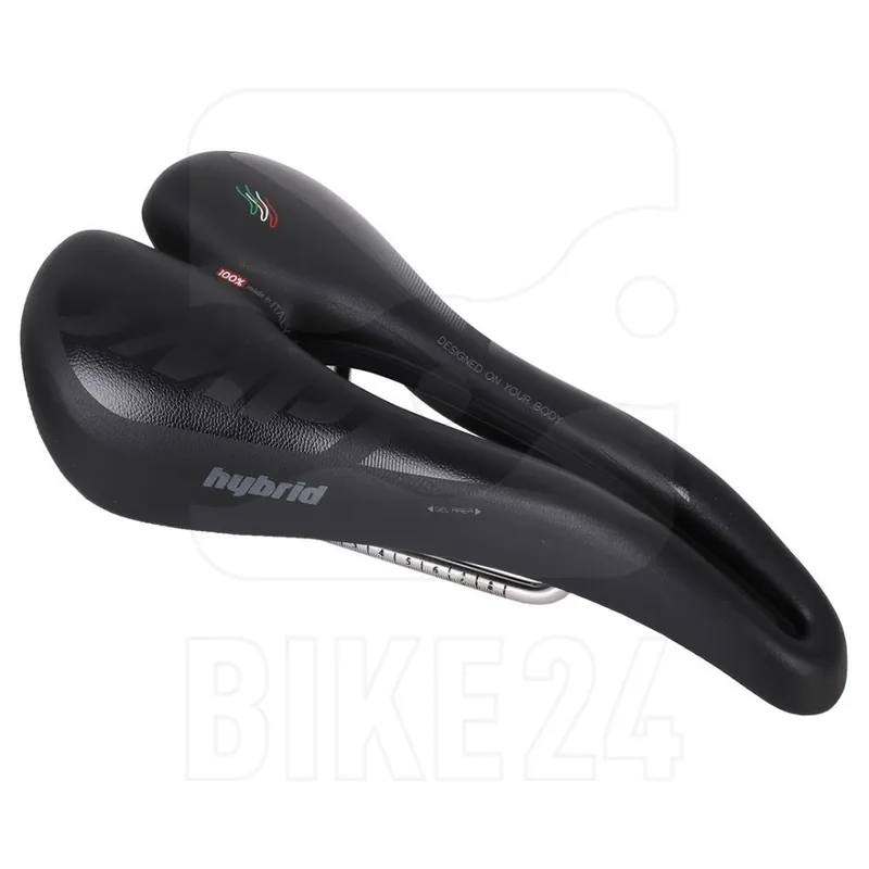 Selle SMP Hybrid Gel Sattel - schwarz Sonderaktion