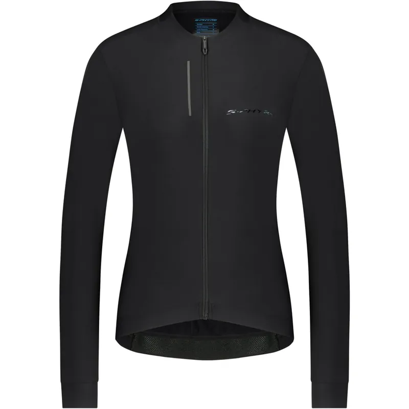 Nur Für Kurze Zeit Shimano S-Phyre Thermal Langarmtrikot Damen - schwarz