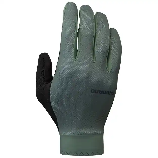 Shimano Explorer FF Gel Handschuhe - Oliv Preisreduziert