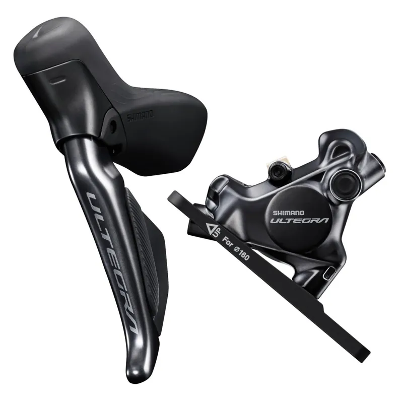 Markenware Shimano Ultegra Di2 ST-R8170 + BR-R8170 Hydraulische Scheibenbremse - Flat Mount - Set VR