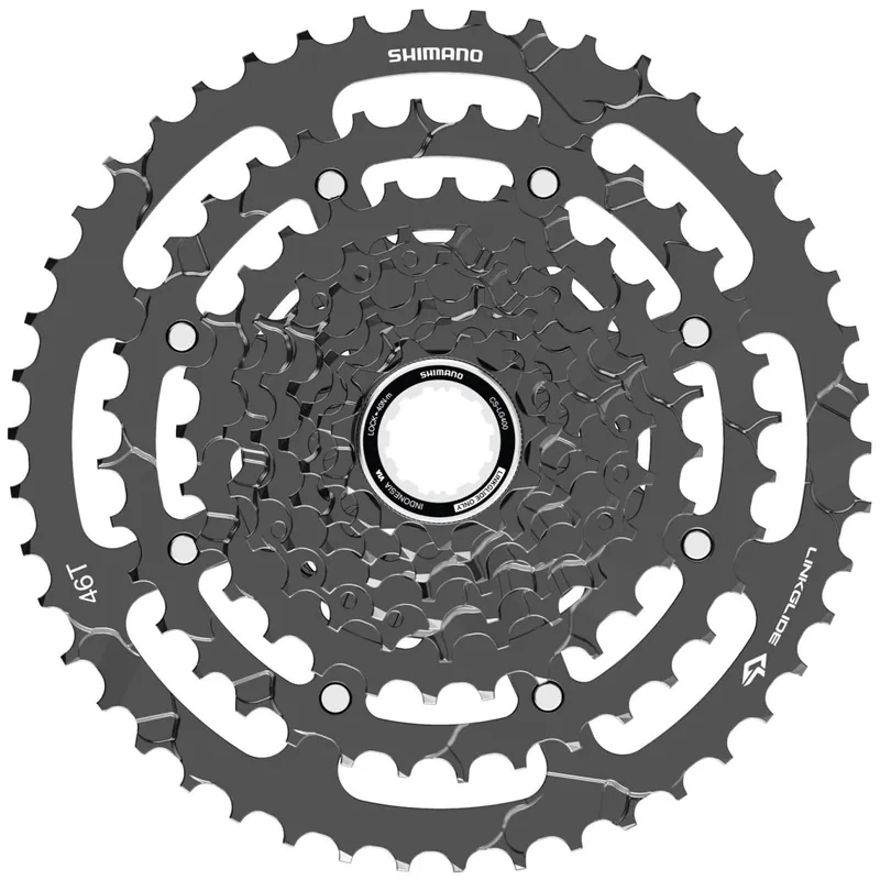 Online Kaufen Shimano CS-LG400 Kassette - LinkGlide 9-fach - 11-46 Zähne