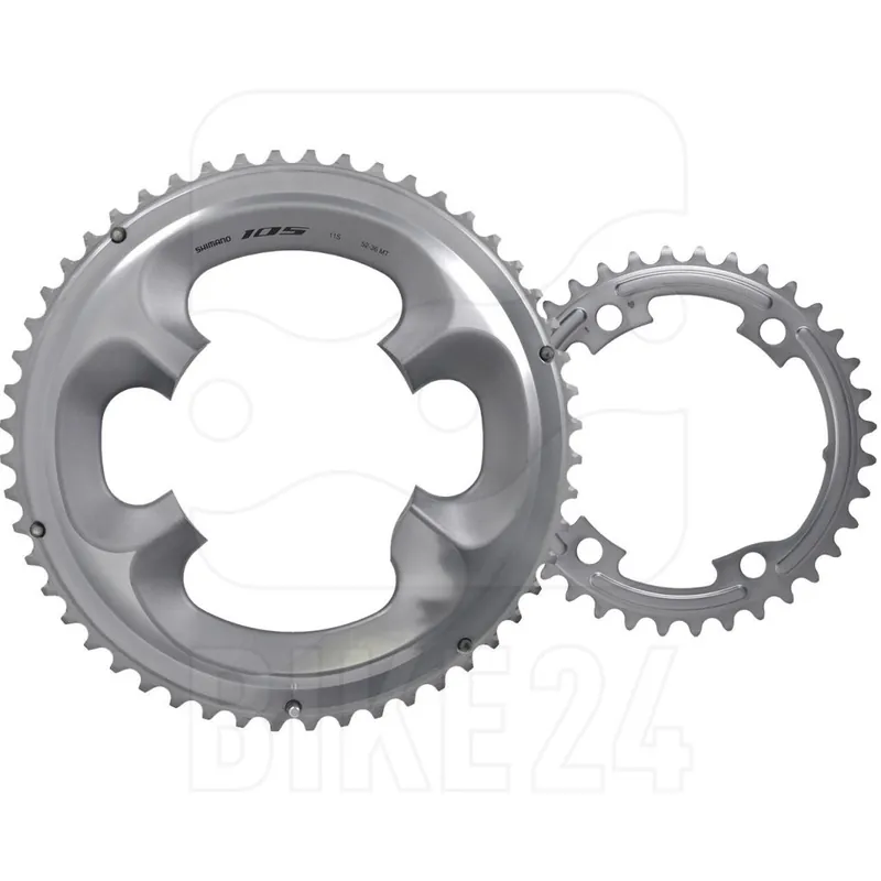 Shimano Kettenblatt - 2x11-fach für 105 FC-R7000 Kurbelgarnitur - silber Must-Have