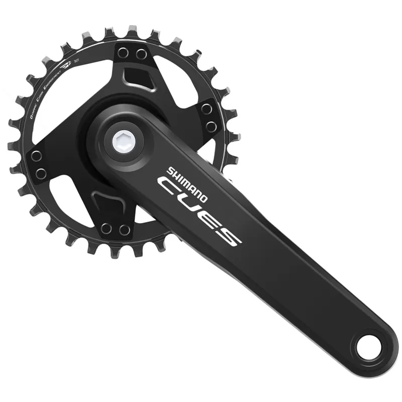 Shimano CUES FC-U4000-1 Kurbelgarnitur - Square Type (Vierkant) Wide 9/10/11-fach - ohne Kettenschutz Bestseller