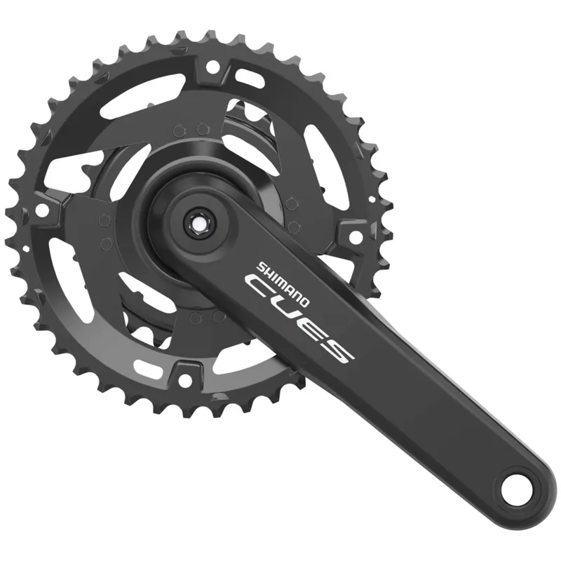 Nur Heute Shimano CUES FC-U4010-2 Kurbelgarnitur - 9/10/11-fach - ohne Kettenschutz