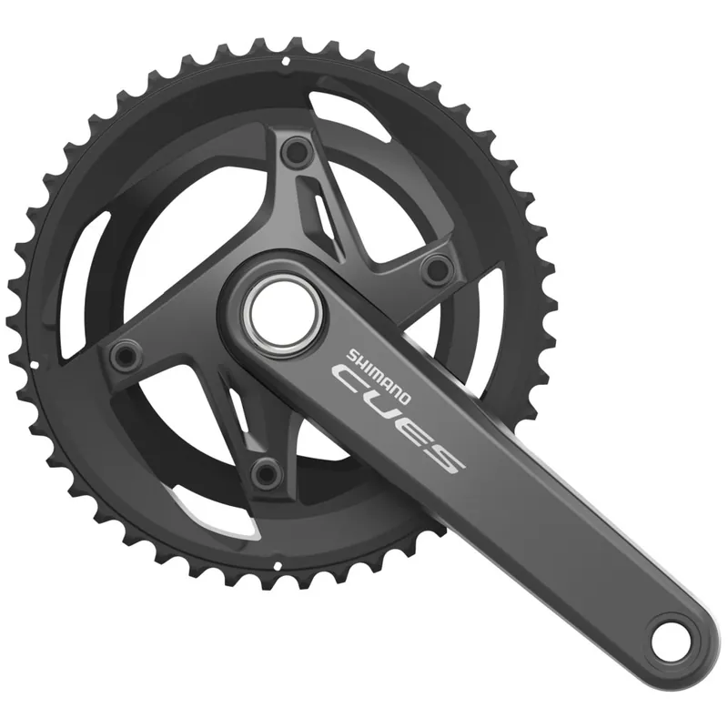 Direkt Vom Hersteller Shimano CUES FC-U6010-2 Kurbelgarnitur - Hollowtech II 11-fach - ohne Kettenschutz