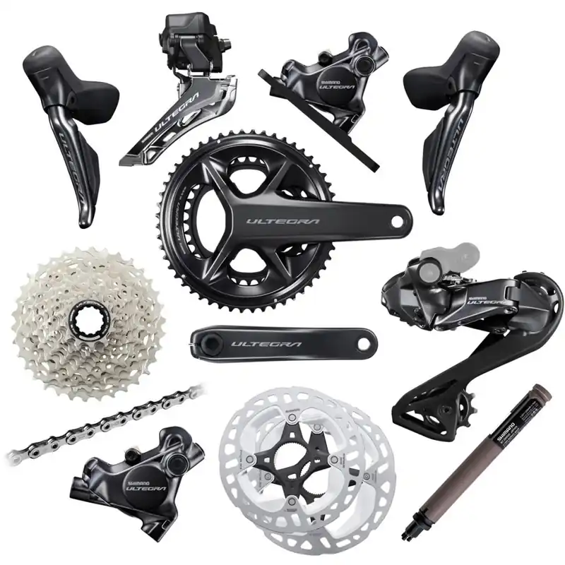 Echt Shimano Ultegra Di2 R8100 Gruppe - 2x12-fach - 160/140 114L - Sonderangebot - 50/34 172.5 mm 11-30