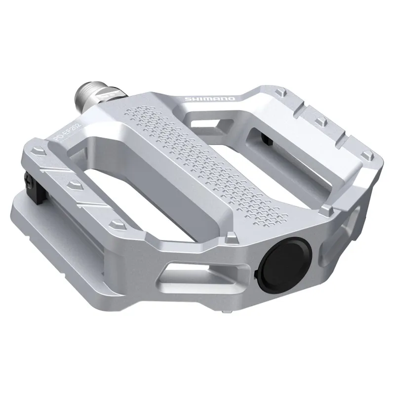 Markenprodukt Shimano PD-EF202 Flat Pedal - silber