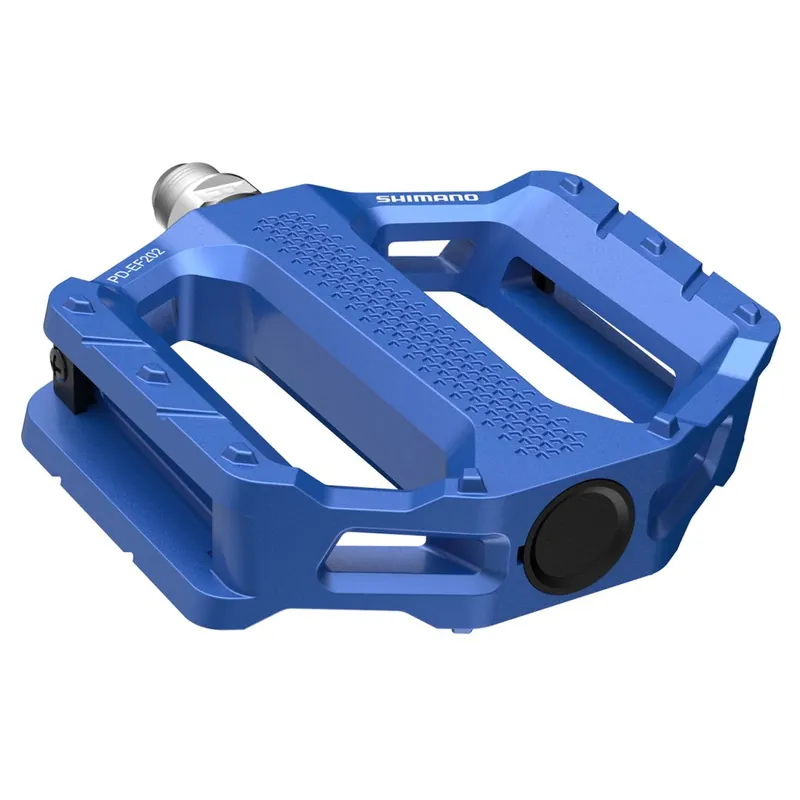 Top-Seller Shimano PD-EF202 Flat Pedal - blau