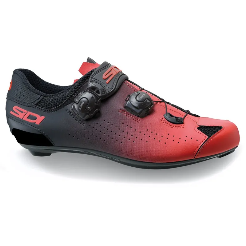 Sidi Genius 10 Rennradschuhe Herren - Rot/Schwarz Sofort Bestellen