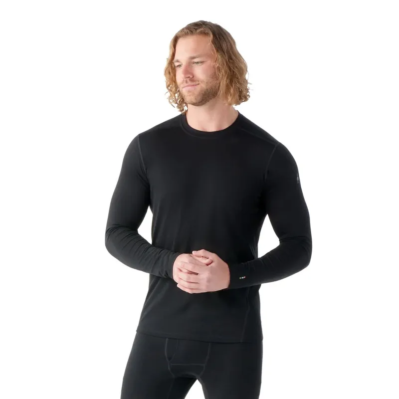 SmartWool Classic All-Season Merino Langarm-Unterhemd Herren - 001 schwarz Zertifiziert