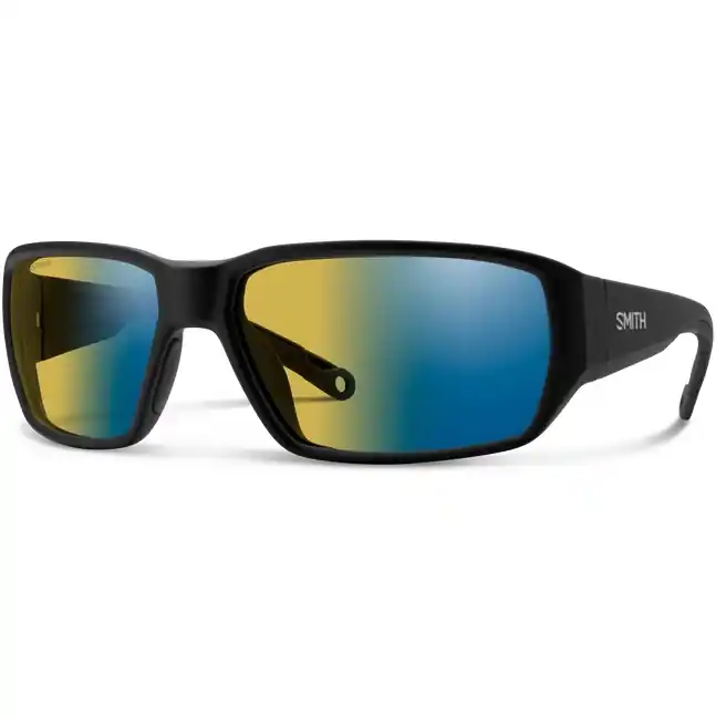 Smith Hookset ChromaPop Glass PolarChromic Brille - Matte Black - Yellow Blue Mirror Expressversand