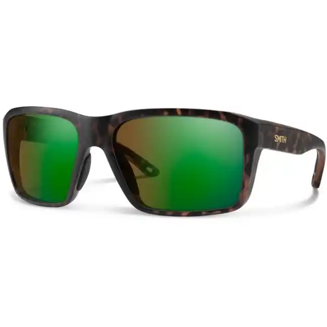 Nur Für Kurze Zeit Smith Backcast ChromaPop Glass PolarChromic Brille - Matte Tortoise - Brown Green Mirror