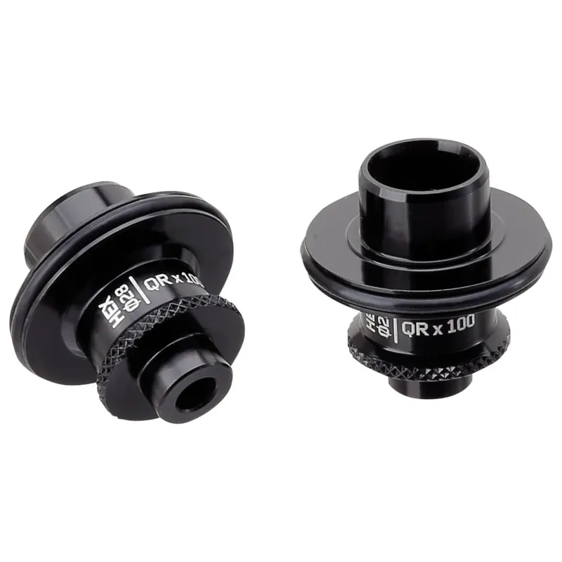 Spank Endkappen für HEX 28 Loch Vorderradnaben - QRx100 Adapter Echt