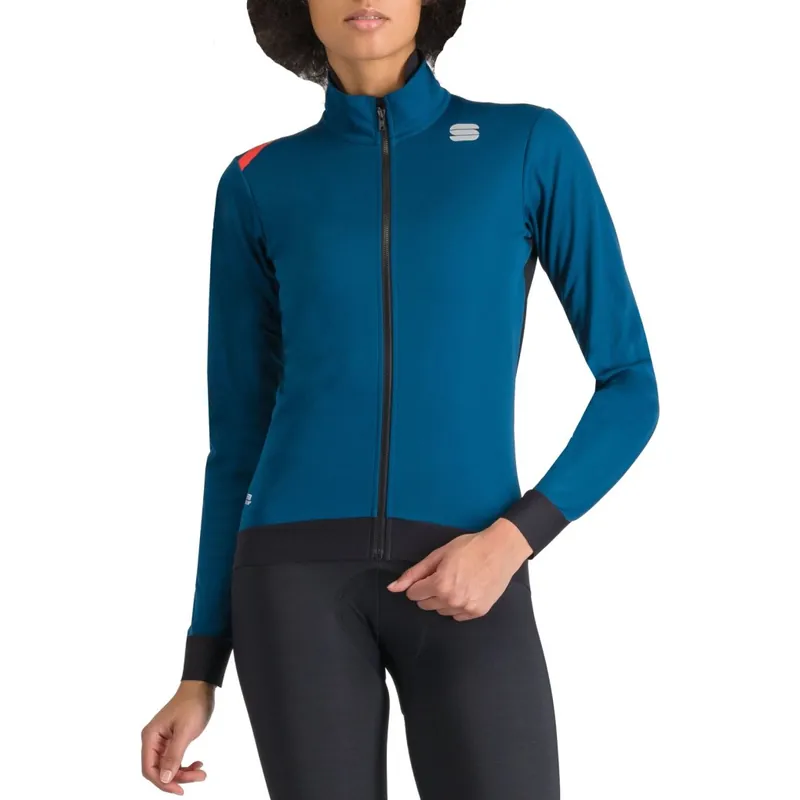 Sportful Fiandre Medium Jacke Damen - 415 Teal Blu Heißes Angebot