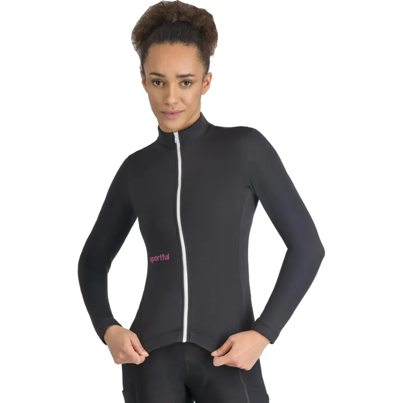 Billig Sportful Classic Thermal Radtrikot Damen - 002 Schwarz