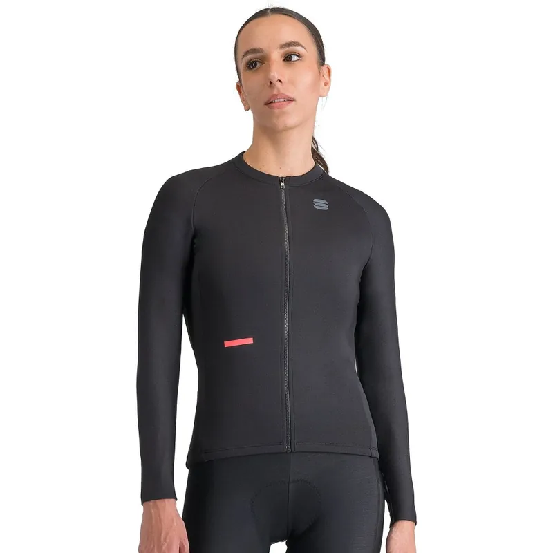 Sportful Supernova Thermal Langarmtrikot Damen - 002 Schwarz Highlight