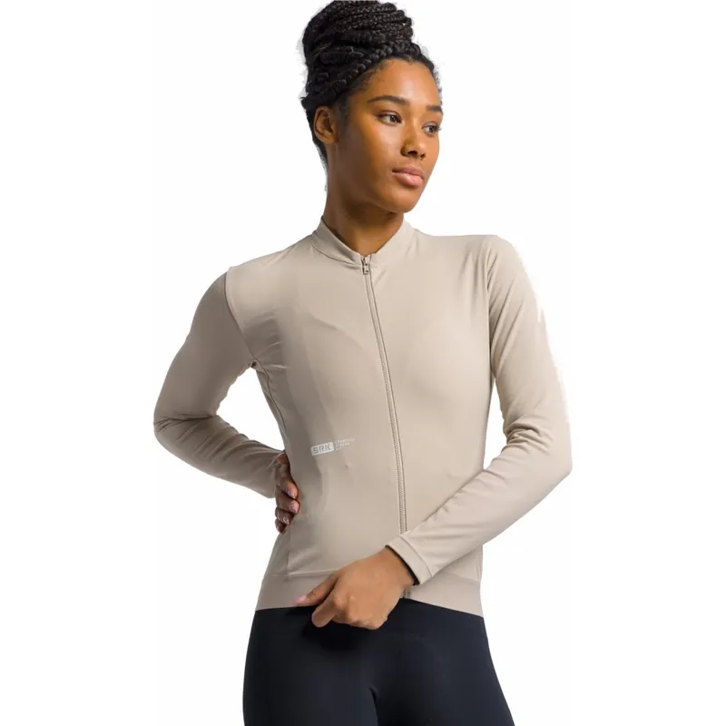 Neuheit Sportful SRK 2 Thermal Langarm-Fahrradtrikot Damen - 294 Sand