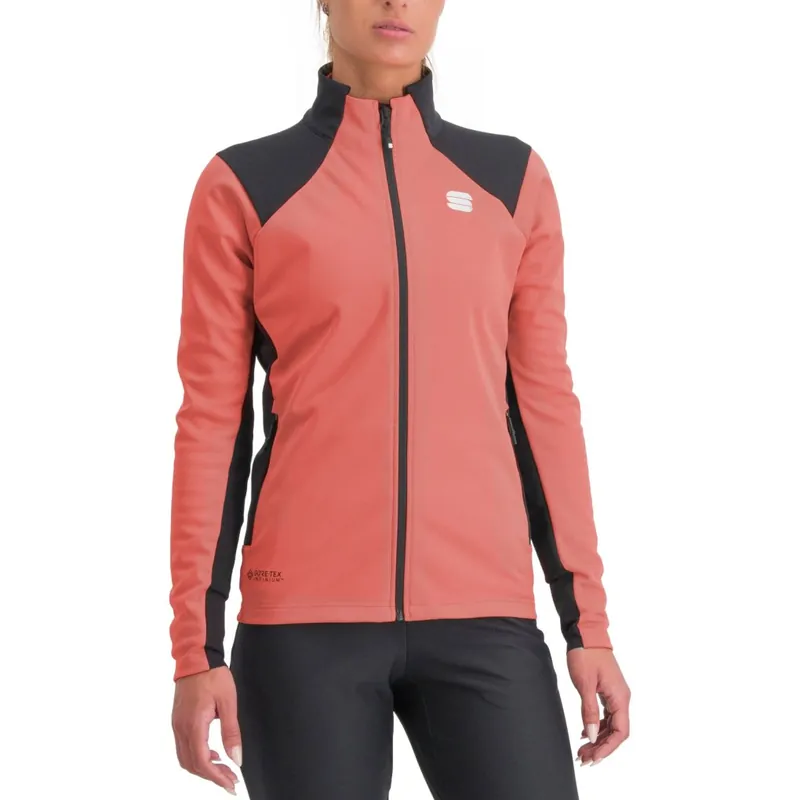 Sale Sportful Squadra Damen Jacke - 117 Pompelmo/Black
