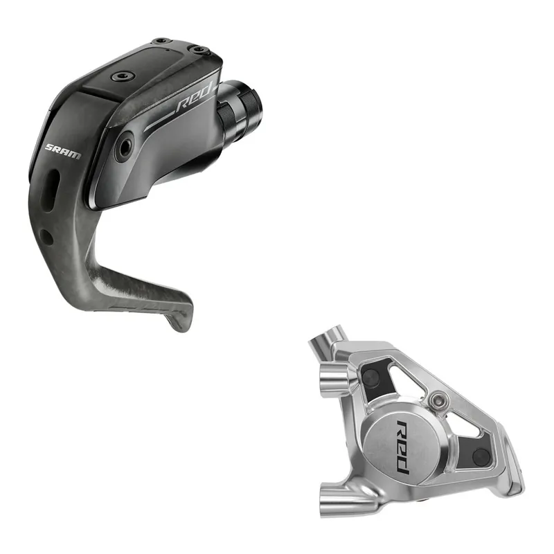 SRAM RED Aero Hydraulische Scheibenbremse Flat Mount E1 - hinten rechts Finale Aktion