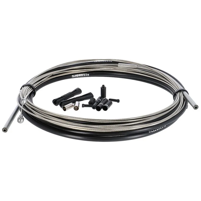 Ausverkauf SRAM SlickWire XL Road Bremszug Set - 5mm - schwarz