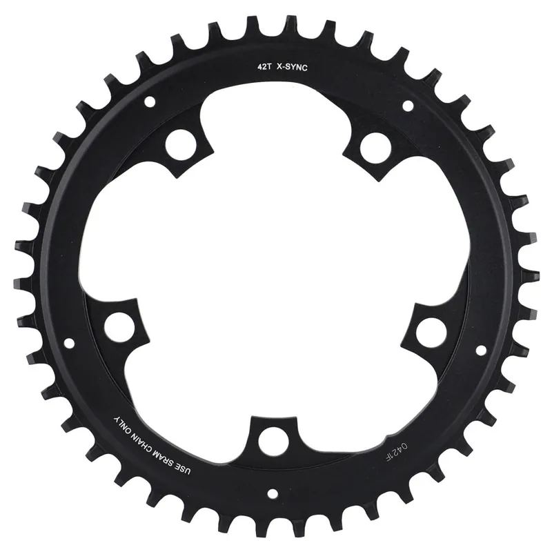 SRAM X-SYNC Road Kettenblatt - 110mm - 1x11-fach - 42 Zähne - schwarz Preis Gesenkt