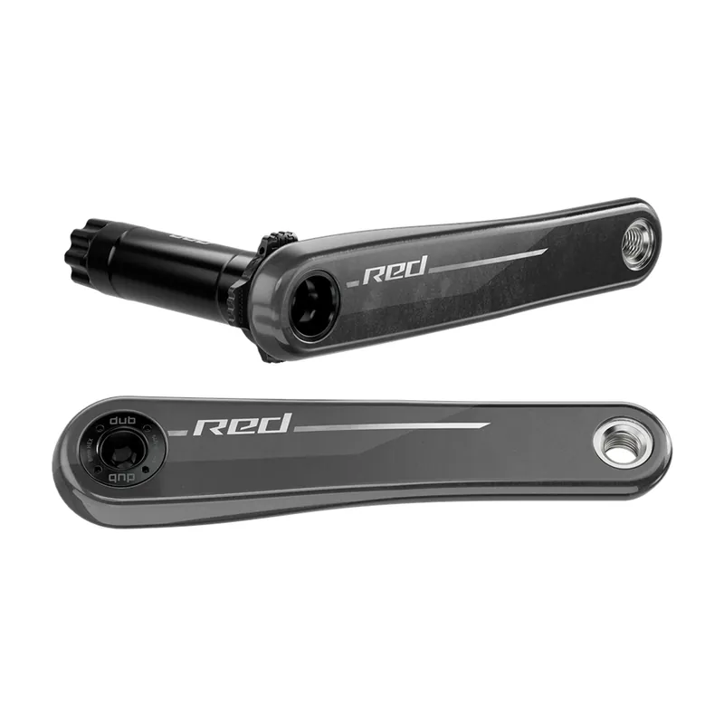 Heißes Angebot SRAM RED XPLR E1 Carbon-Kurbelarme DUB Wide - schwarz