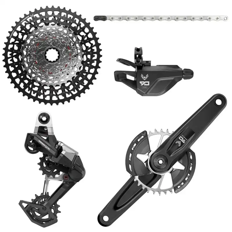 Kracherpreis SRAM Eagle 90 Transmission Schaltgruppe T-Type A1 - schwarz / silber