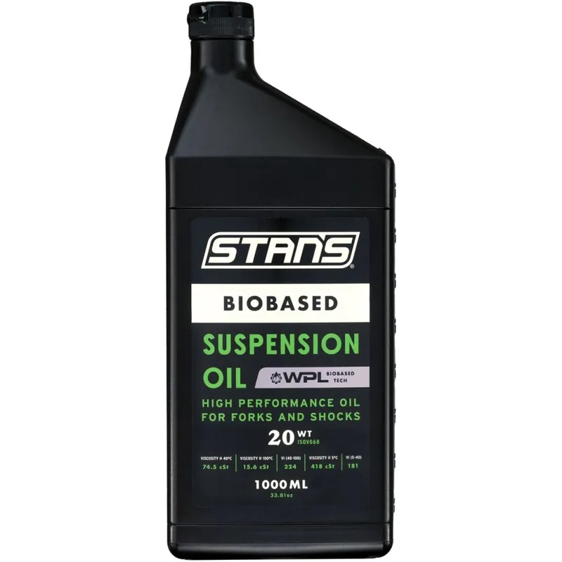 Stan‘s NoTubes Biobased Suspension Gabelöl - 1000ml - 20WT Solange Der Vorrat Reicht