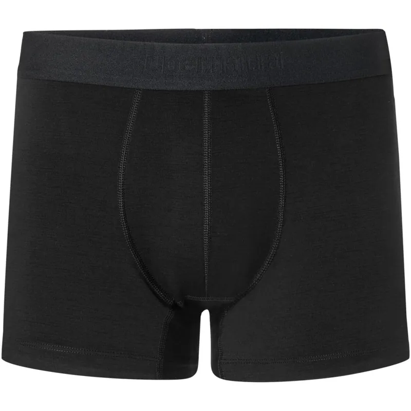SUPER.NATURAL Lux Base Boxershorts Herren - Jet Black Highlight