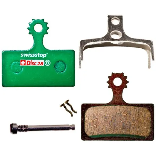 Wochenendangebot SwissStop Disc 28 C Bremsbeläge - Shimano XTR / XT / SLX / Alfine / Deore / FSA K-Force / Afterburner / Rever MCX1