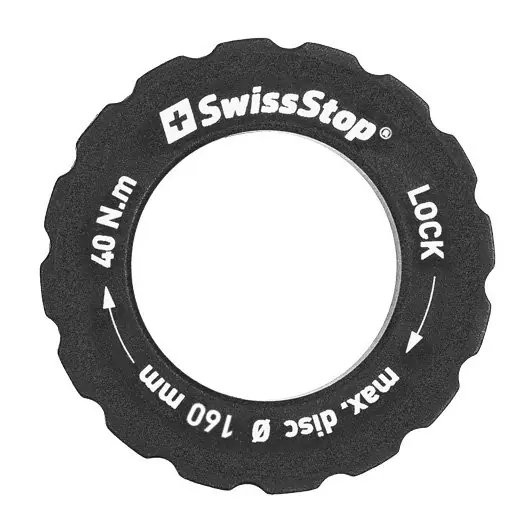 SwissStop Verschlussring - Centerlock - max. 160mm Markenware