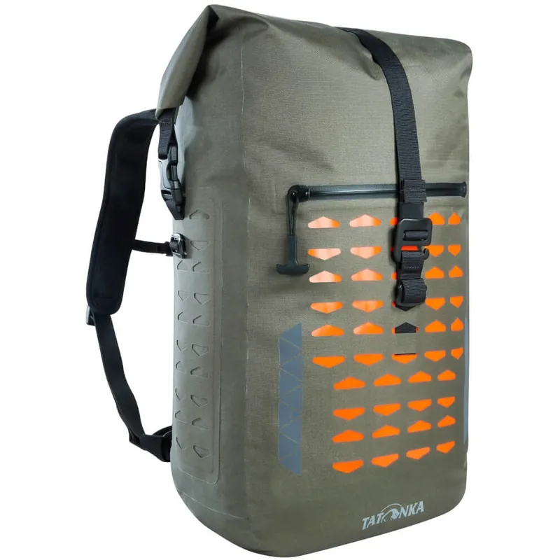 Tatonka Commuter Rolltop 30 WP Fahrrad-Rucksack - stone grey olive Preis Gesenkt