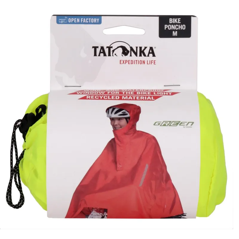 Tatonka Bike Poncho - safety yellow Bestpreis