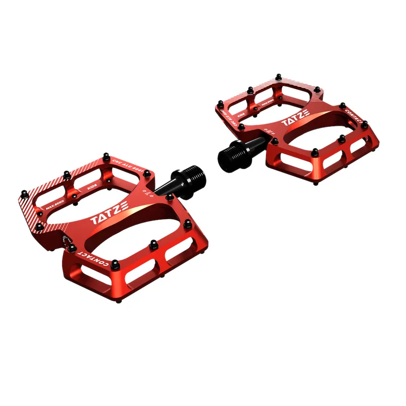 Tatze CONTACT CNC Kinder Flatpedale - rot Bestseller
