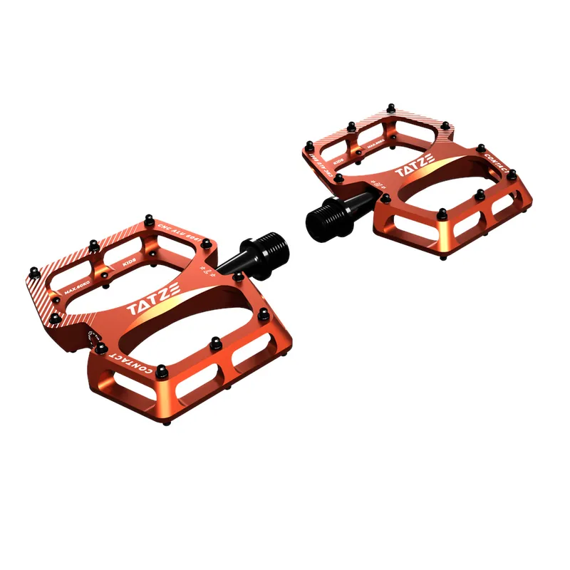 Tatze CONTACT CNC Kinder Flatpedale - orange Ausverkauf