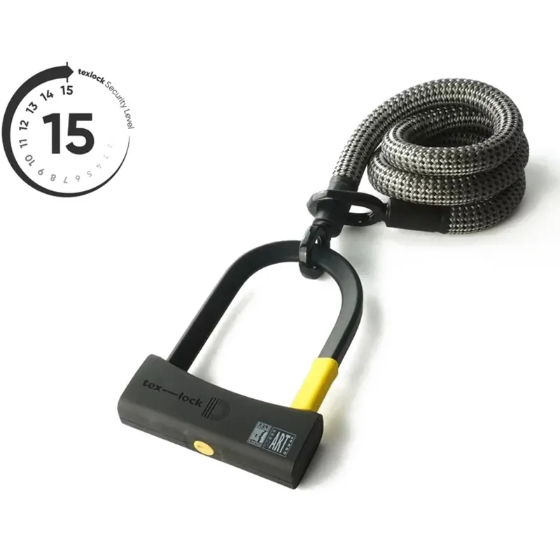 Meistverkauft tex–lock eyelet inkl. D-lock Bügelschloss - 120cm - electric grey