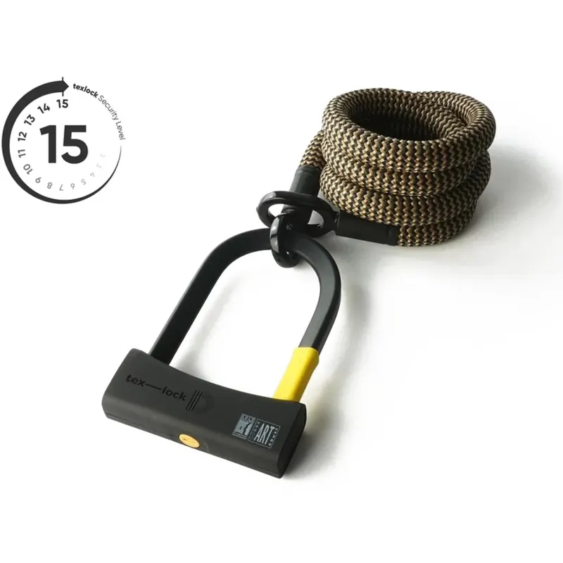 Rabatt tex–lock eyelet inkl. D-lock Bügelschloss - 160cm - wild hemp