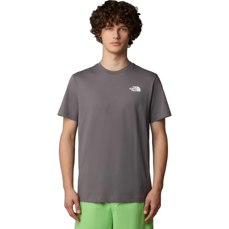 The North Face Redbox T-Shirt Herren - Smoked Pearl/Hero Blue Must-Have