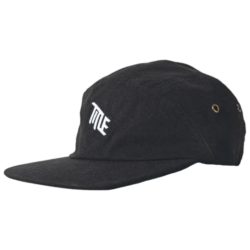 Neu Title Five Panel Cap - schwarz