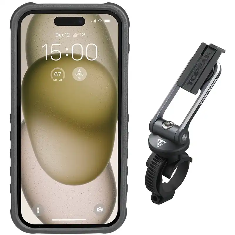 Geprüft Topeak RideCase mit Halterung für Apple - iPhone 15