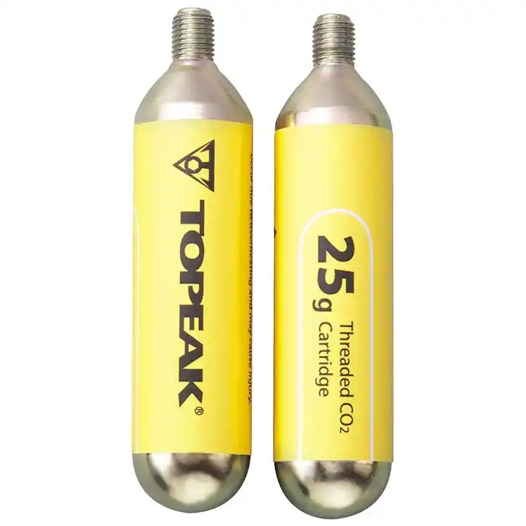 Schneller Versand Topeak 25g CO2-Kartuschen mit Gewinde (2 Stück)