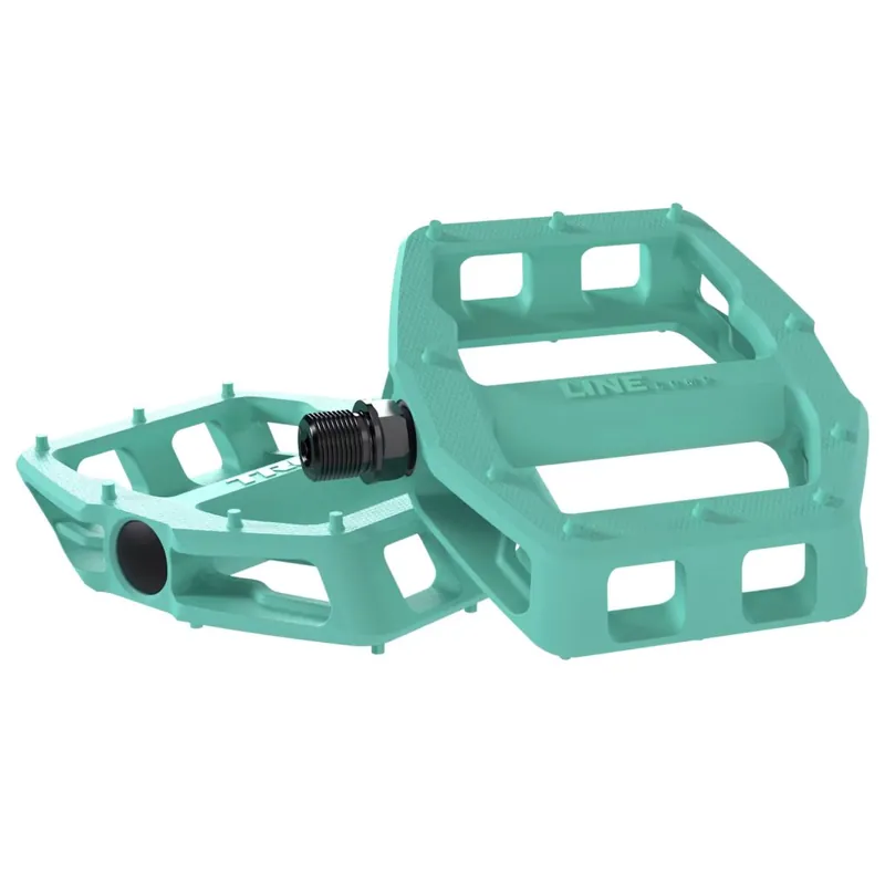 Ausverkauf Trek Line Comp Plattformpedale - miami green